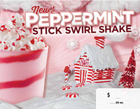 ARBYS, PEPPERMINT STICK SHAKE
